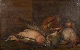19th Century Continental School, A Still life of dead game, oil on canvas, 17.75