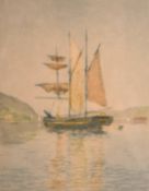 Claude Rowbotham (1864-1949) British, set of 6 colour engravings, signed in pencil, all approx. 5.