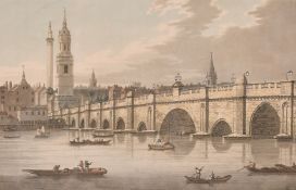 Stadler after Faringdon, circa 1795, 'London Bridge', 9