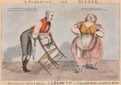 19th Century caricature, 'A Publican and Sinner', 9.75
