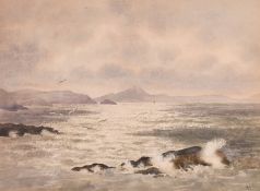AFC, 'Sea Scene' signed with initials 'A.F.C', 7
