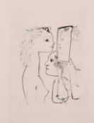 After Picasso, a lithograph of female figures, St. Tropez le 29 Juillet 51, numbered in pencil 69/