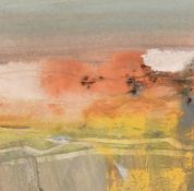 Charles Duranty, 'Sunset over an Essex Field', watercolour, 5