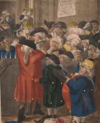 After Cruickshank, Dighton etc. A boxed lot of engravings (Q).