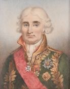 A half-length portrait of Nobleman in a gilt frame, 3.5