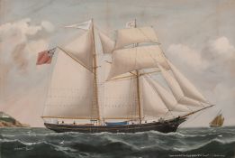 Reuben Chappell (1870-1940) A pair of ship portraits for 'Advance' off Plymouth, Capt. T. Clemens,