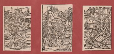 A boxed lot of old master engravings and some later old master scenes (Q).