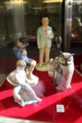 Royal Copenhagen collectable china and a limited edition figure of James Gee Pascoe Crowden,
