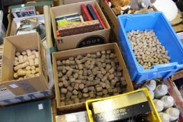 A large quantity of bottle corks, three sizes.