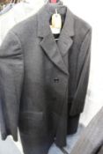 A gentlemen's Aquascutum grey cashmere overcoat.