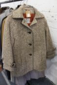 A ladies' Aquascutum dog tooth wool jacket.
