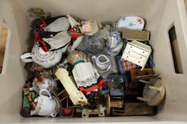 Doll's house furniture etc.