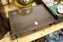 A small Chinese tray top table.