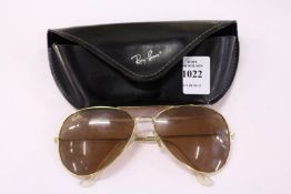 A pair of sunglasses.