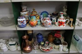 A quantity of decorative china and other items.