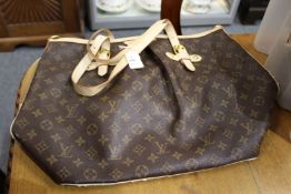 A designer style handbag.