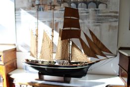 A good large model of the sailing ship William Ashburner.