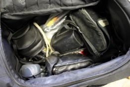 Various camera equipment.