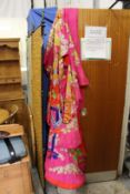 A colourful Chinese kimono.
