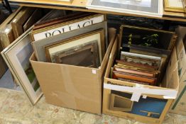 A large quantity of assorted paintings and prints.