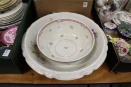 Two floral decorated bowls.