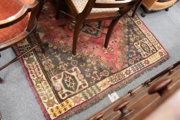 A Persian style carpet.