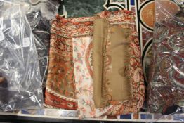 A paisley style shawl.