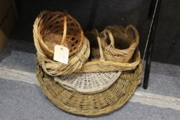 Various baskets.