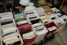 A large quantity of Christie's and Sotheby's auction catalogues.