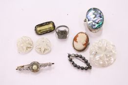 A small bag of jewellery.