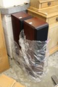 A pair of Mission 752 floor standing speakers, boxed as new.