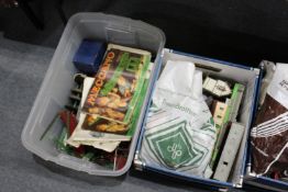 Meccano and other toys.