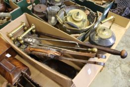 Fireside tools and accessories.