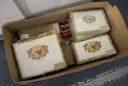 A large quantity of Romeo y Julieta cigars and other cigars and tobacco (stored in a cellar from a