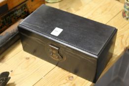 A Chinese ebony box.