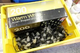 A quantity of Christmas tree and similar lighting.