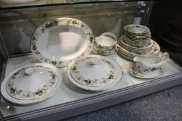 A Royal Doulton Larchmont part dinner service.