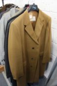 A good gentlemen's Aquascutum cashmere overcoat, appears little worn.