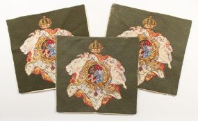 THREE TAPESTRY CUSHION COVERS