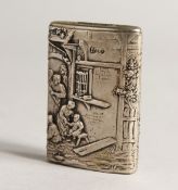 A DUTCH SILVER VESTA CASE