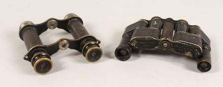 TWO PAIRS OF NEGRETTI BINOCULARS