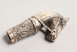 AN .800 NOVELTY HORSES HEAD HANDLE