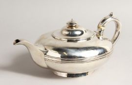 A VICTORIAN CIRCULAR TEA POT London 1840 Maker Benjamin Smith