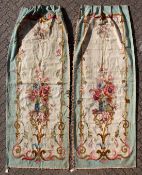 A GOOD PAIR OF FRENCH TAPESTRIES, 9ft 4ins long x 3ft 7ins wide