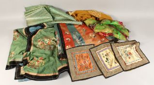 A QUANTITY OF CHINESE TEXTILES
