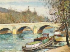 Henryk Dietrich, 'Paris 1931', oil on board, signed and inscribed, 9.5