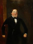 19th Century Continental School, A pair of oil on copper portraits of a Lady and a Gentleman,