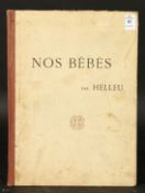 After Paul Cesar Helleu 'Nos Bebes', hardback book published by H. Bouquet, Paris, 14.5