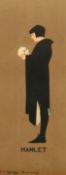 J. W. Beggarstaff, 'Hamlet', (Les Maitres de L' Affiche plate 107), with blind stamp, 13.5