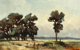 John Smith (b.1944) South African, A set of three landscapes, 'Trees at Hillcrest', 'Between